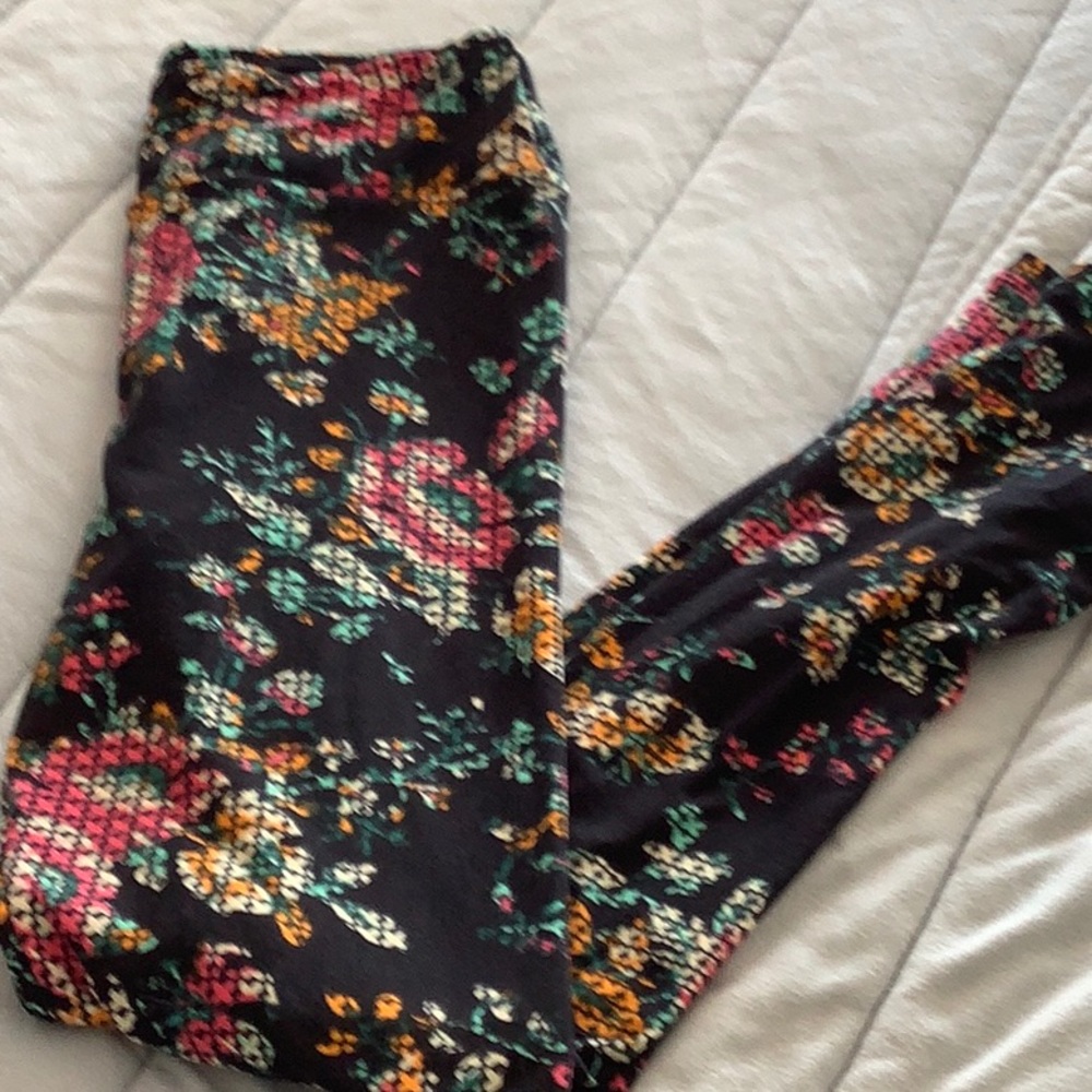 Two pairs of colorful leggings